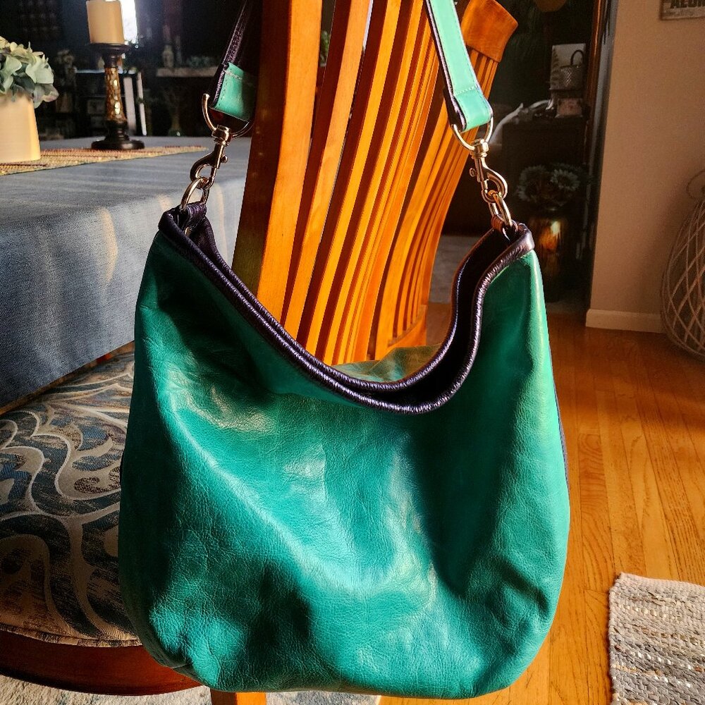 Rough & Tumble Five Pocket Boho Double Zip - Large pool + sapphire shimmer